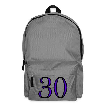 30. 30 YEARS. 30th ANNIVERSARY. 30 YEARS ANNIVERSARY. - Backpack - elephant grey - Front