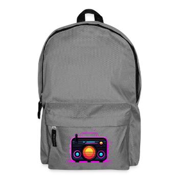 Retro Radio Retrowave - Rucksack - Mittelgrau - Vorne