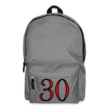 ANNIVERSAIRE. HAPPY BIRTHDAY. JOYEUX ANNIVERSAIRE. - Sac à dos - gris éléphant - Devant