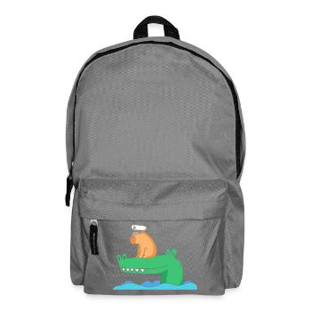 Capybara Capibara - Rucksack - Mittelgrau - Vorne