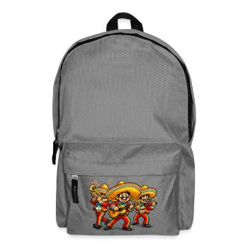 Mariachi Fiesta Gang of Three - Backpack - elephant grey - Front