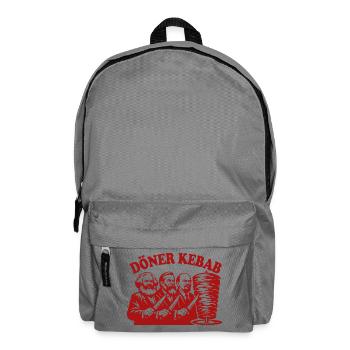 Döner Kebab - Marx, Engels, Lenin - Fast Food - Rucksack - Mittelgrau - Vorne