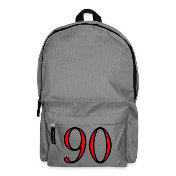 90. 90 YEARS. 90th ANNIVERSARY. 90 YEARS ANNIVERSARY. - Backpack - elephant grey - Front