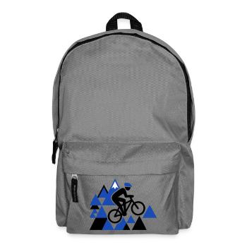 Extremer Mountainbike MTB Sprung - Rucksack - Mittelgrau - Vorne