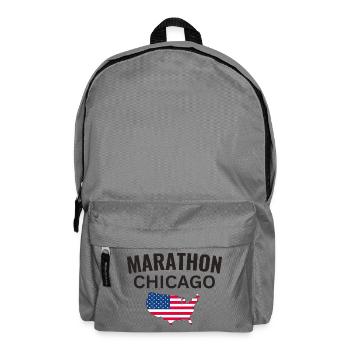 Marathon Chicago - Sac à dos - gris éléphant - Devant