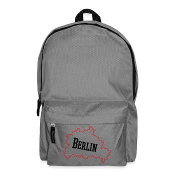 berlin_umriss_02 - Backpack - elephant grey - Front