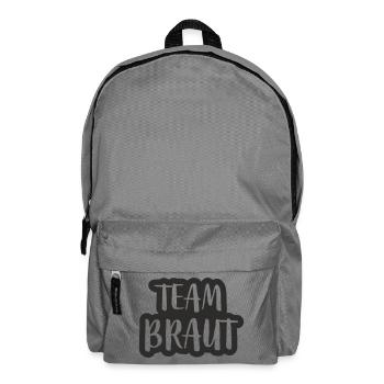 Team Braut - Rucksack - Mittelgrau - Vorne