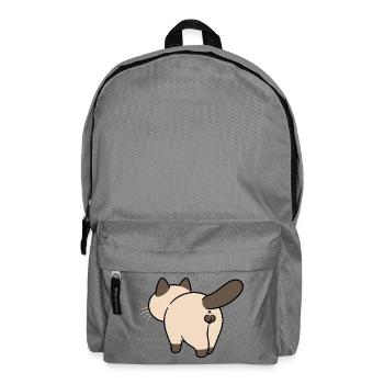 Crosscat avec des pattes en boue - Sac à dos - gris éléphant - Devant