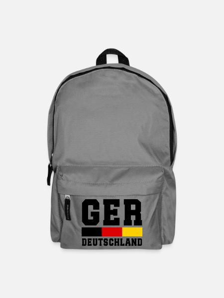 Deutschland Fußball Weltmeisterschaft - Germany - Rucksack - Mittelgrau