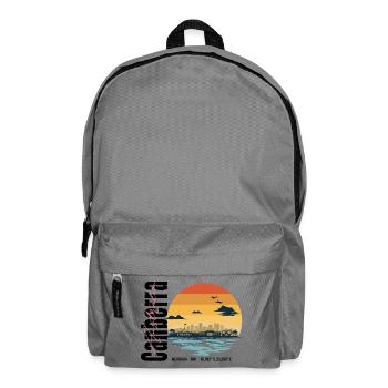Canberra Australie Skyline Vintage - Sac à dos - gris éléphant - Devant