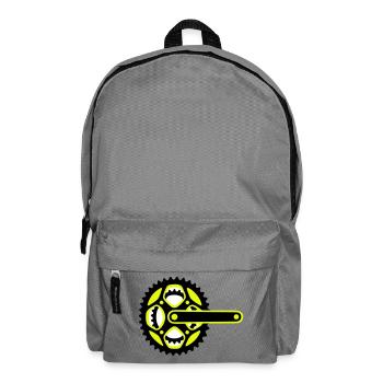 Bicycle Chainring Icon - Backpack - elephant grey - Front