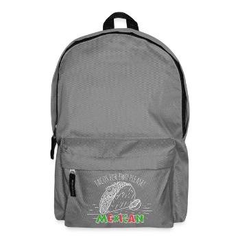 Tacos, Mexican food - Backpack - elephant grey - Front