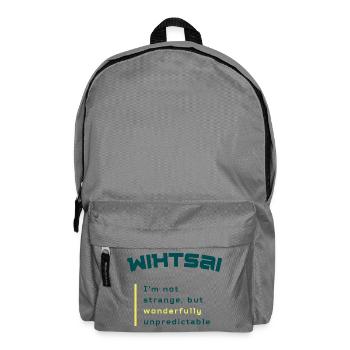 WIHTSAI | Merveilleusement imprévisible - Sac à dos - gris éléphant - Devant
