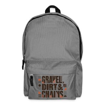Gravel Dirt Chains - Backpack - elephant grey - Front
