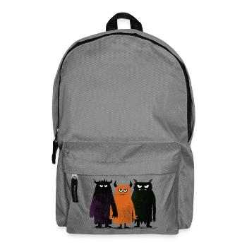 Three Little Monsters "The Crew" - Rucksack - Mittelgrau - Vorne