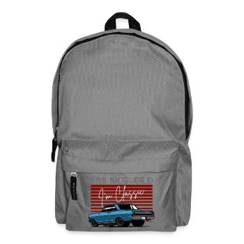 Klassisches Auto Not Old, I'm Classic Design - Rucksack - Mittelgrau - Vorne