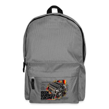 Kraftmotor German Power Engine - Rucksack - Mittelgrau - Vorne