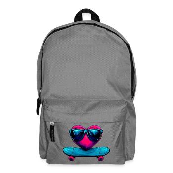Skate Love Rider - Rucksack - Mittelgrau - Vorne