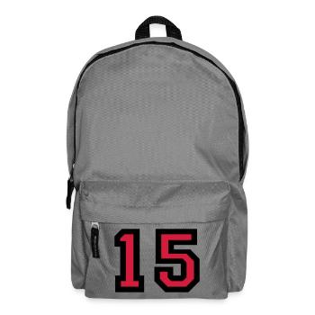 Le numéro 15 - Le numéro de quinze - Sac à dos - gris éléphant - Devant