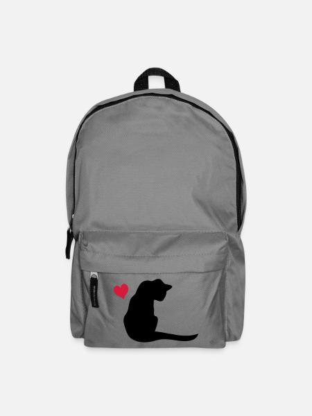 Katze - Rucksack - Mittelgrau