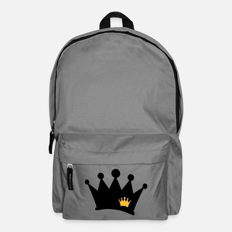 crown symbol - Backpack - elephant grey