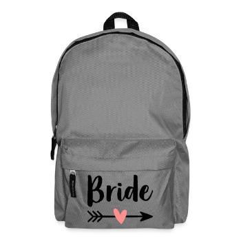 Bride cupid arrow bachelorette party gift - Backpack - elephant grey - Front