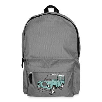 Landy 4x4 Land - Rover Serie3 LaRo Defender - Rucksack - Mittelgrau - Vorne