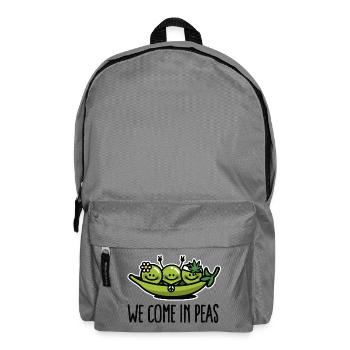 We come in peas / peace - Rucksack - Mittelgrau - Vorne