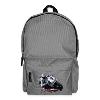 Moto de course - Sac à dos - gris éléphant - Devant