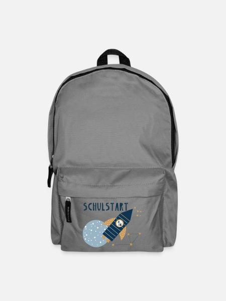Schulstart Rakete 1a - Rucksack - Mittelgrau