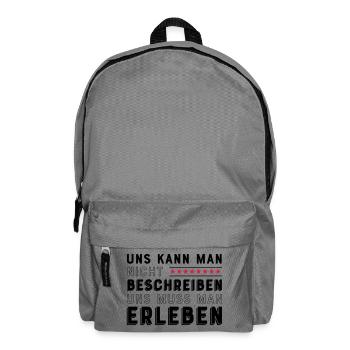 Freunde für immer - Rucksack - Mittelgrau - Vorne