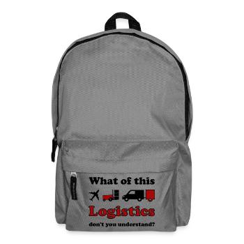 Logistique et transport - Sac à dos - gris éléphant - Devant