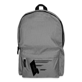 Logo Stucadoortroffel pour porte en stuc en action - Sac à dos - gris éléphant - Devant