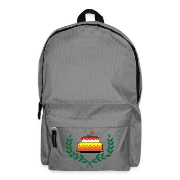 Lauwerkrans expression 'Icing on the cake'' - Backpack - elephant grey - Front