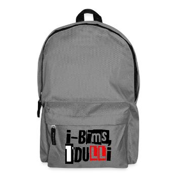 i-Bims, 1 Dulli - Rucksack - Mittelgrau - Vorne