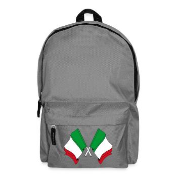 Flags of Italy crossed - Backpack - elephant grey - Front