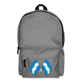 Two flags crossed of Honduras - Backpack - elephant grey - Front