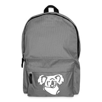 Koala Linienkunst - Rucksack - Mittelgrau - Vorne