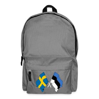 Drapeau Suède, drapeau Estonie - Sac à dos - gris éléphant - Devant
