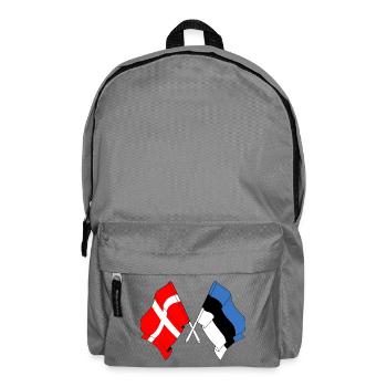Drapeau Danemark drapeau Estonie - Sac à dos - gris éléphant - Devant