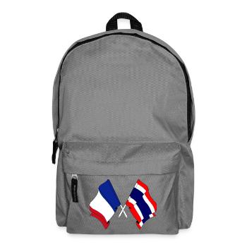 Drapeau France Thaïlande - Sac à dos - gris éléphant - Devant