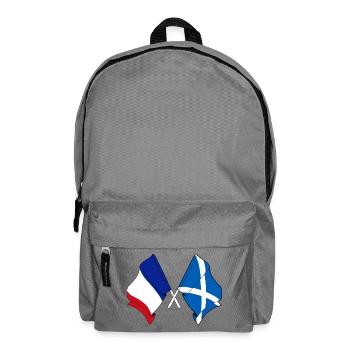 Drapeau France, Écosse - Sac à dos - gris éléphant - Devant