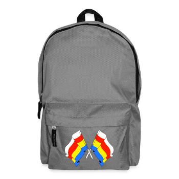 Two flags Podlaskie - Backpack - elephant grey - Front