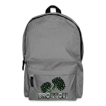 Eat your greens! - Backpack - elephant grey - Front