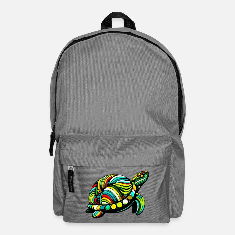 Schildkröte - Rucksack - Mittelgrau