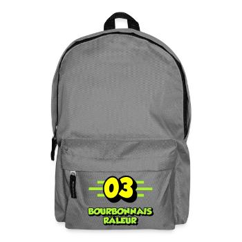 Bourbonnais râleur - Sac à dos - gris éléphant - Devant