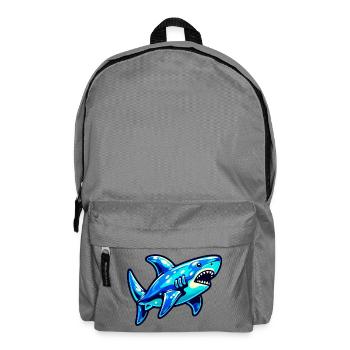 Shark - Backpack - elephant grey - Front