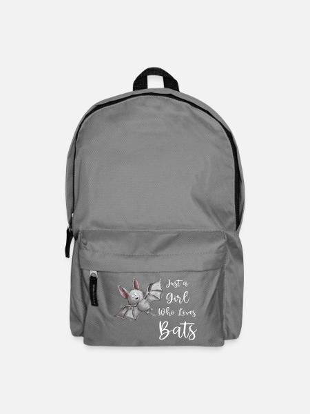Flatternde Fledermaus Just A Girl who Love Bats - Rucksack - Mittelgrau