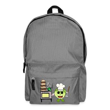 Kohl Küche Kochkunst Hobbykoch Gastgeber Köche - Rucksack - Mittelgrau - Vorne