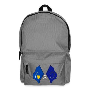 Drapeau Kosovo Europe - Sac à dos - gris éléphant - Devant